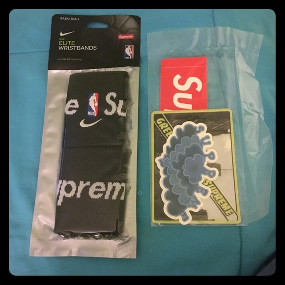 supreme wristband nba